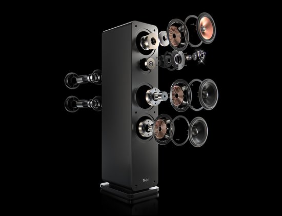 Teufel ULTIMA 40 Surround 5.1 home cinema set, 2 vloerstaande speakers, 2 boekenplankspeakers, centerspeaker en subwoofer - zwart van Teufel — afbeelding 3
