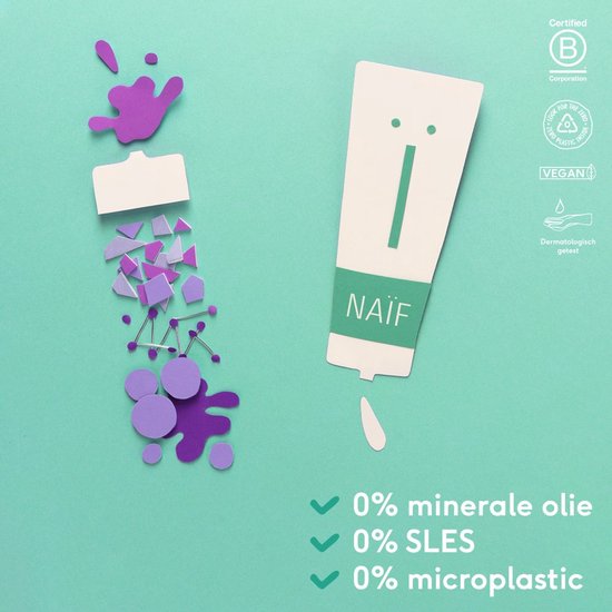 Naïf - 2-in-1 Shampoo & Conditioner Voordeelset - voor Kinderen - met Natuurlijke Ingrediënten - 3x200ml van Merkloos — afbeelding 3