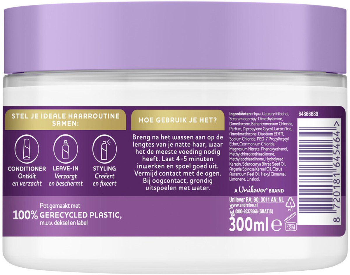 Andrélon Crème Haarmasker Intense Repair - 300 ml