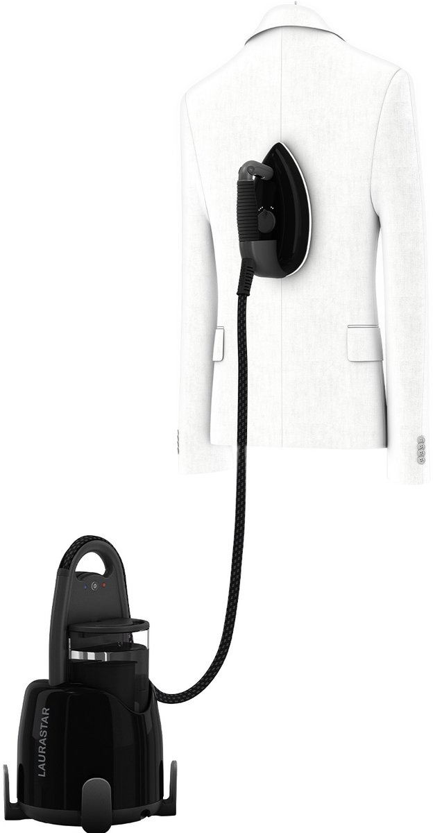 Laurastar Lift Plus Ultimate Black Stoomstrijkijzer, 3-in-1 Strijkstation, dat je kleding ontvouwt, Strijkt en reinigt, Hygiënische Stoom, Afneembare watertank, Groenicaal Strijken, Auto oprolling — afbeelding 3