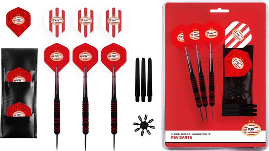 PSV Brass Darts Set - Dartpijlen - Darts 23 gram van PSV — afbeelding 2