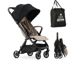Deryan Air Buggy - Reisbuggy Inklapbaar - Compacte Buggy - Nougat
