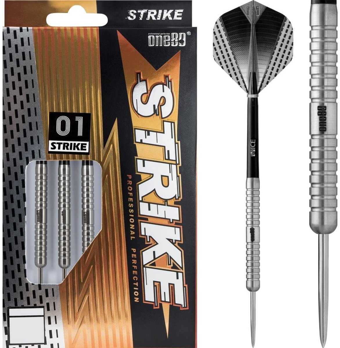 ONE80 Strike 01 80% - Dartpijlen 22 Gram