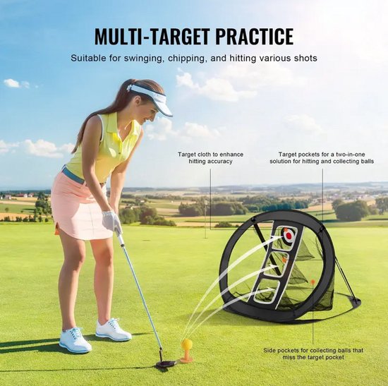 Stripe golf chipping net, mat, tee en draagtas van Stripe Golf — afbeelding 2