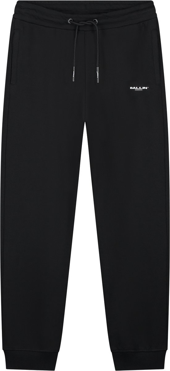 Ballin Amsterdam - Jongens Regular fit Pants Sweat - Black - Maat 14