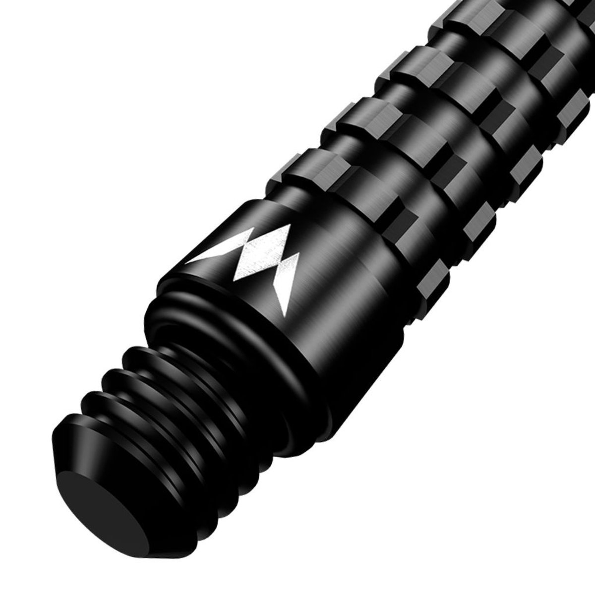 Mission Atom13 Anodised Metal Gripped Black - Dart Shafts Inbetween