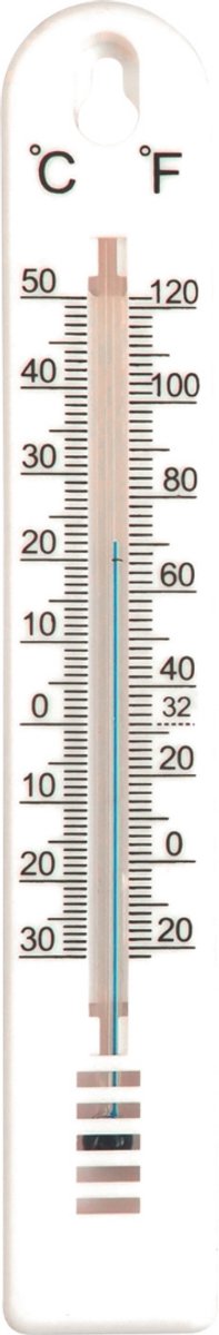 St. Helens Home & Garden Thermometer – 170 × 25 × 9 mm – Dubbele schaal (°C/°F) – Hanggat - Voor binnen en buiten