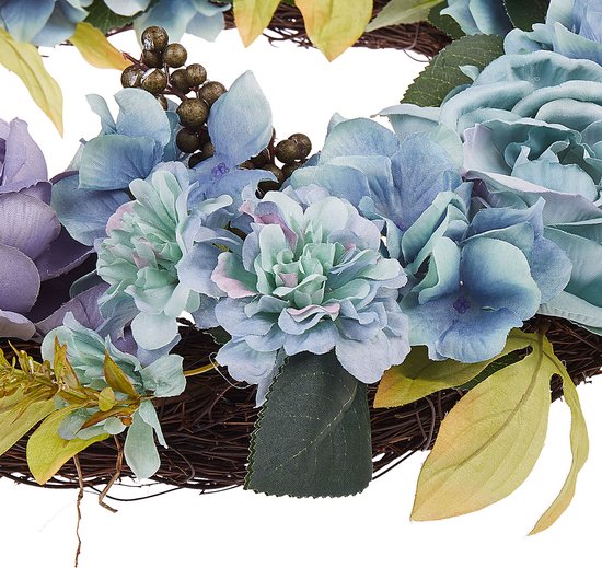 Beliani GALDAR - Couronne - Blauw - Polyester