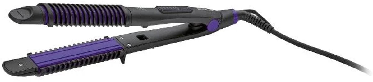 SILVERCREST® PERSONAL CARE Haar styler 85 W - 2 in 1: Als stijltang en krultang te gebruiken - 5 temperatuurinstellingen (130/210 °C) - 360° kabelgewricht met ophangoog - Voor krullen, golven of stijl haar - Incl. beschermende handschoen