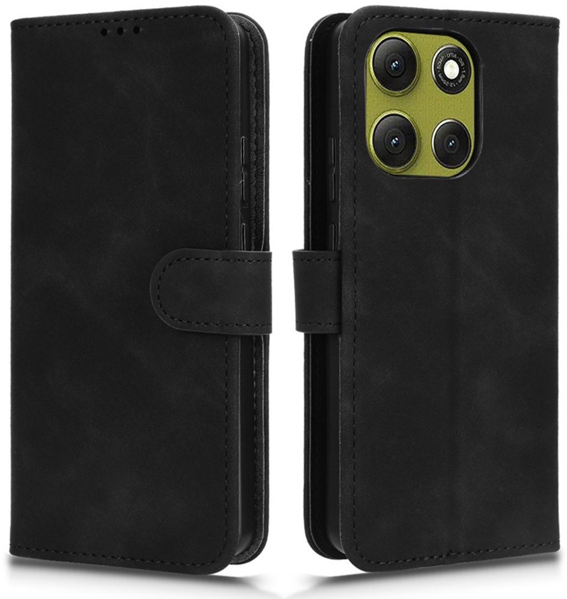 Coverup Hoesje - Geschikt voor Motorola Moto G86 Power Hoesje - Coverup Book Case - Zwart