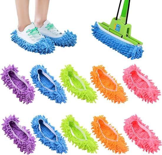 Generisch Dweilmop pantoffels voor vloerreiniging, wasbaar