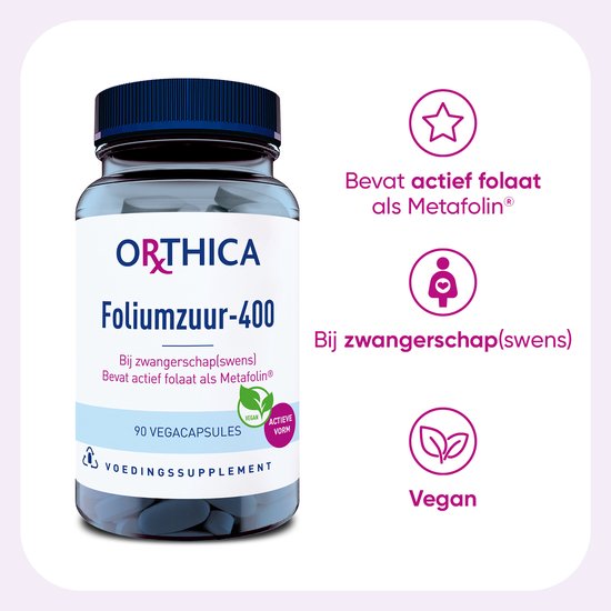 Orthica Foliumzuur 400 mcg 90 tabletten