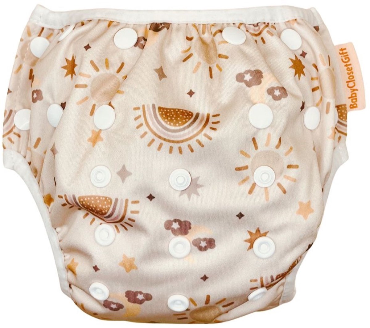 Goedkoopste Zwemluier - Wasbaar - Baby Closet Gift - Verstelbaar - Rainbow - Meisje