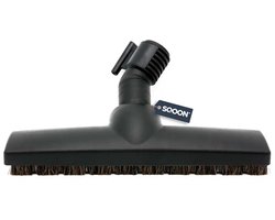 SQOON® Harde Vloeren Zuigmond – Geschikt voor Nilfisk - 32 mm – Luxe Uitvoering – Met Natuurhaar, 3 Wielen & Parkeerstand