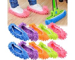 Zeynomax - Chenille Schoenovertrek 10 Stuks - Multifunctionele Stofdoek Mop Slipper - Herbruikbare Voetsokken voor Huis en Kantoor - Vloerreinigingsgereedschap met Zoektermen: Schoonmaak, Wasbaar