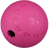 Ibenzoa® Interactieve Snackbal Voor Huisdieren Van Natuurlijk Rubber - 7 cm - Veilig Speelgoed Voor Lekkernijen