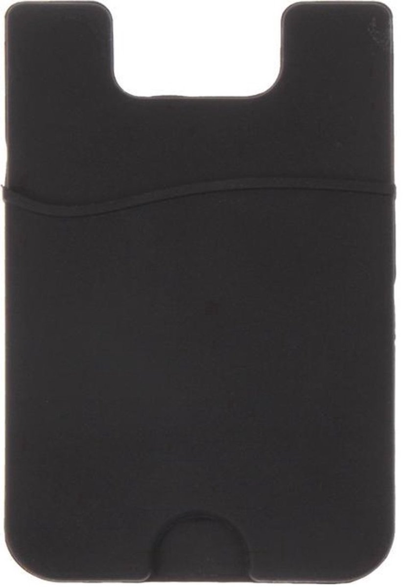 Scoby - Pasjeshouder - Telefoonaccessoire - Zelfklevende Kaartslip - Card Pocket - Universeel Formaat - Zwart