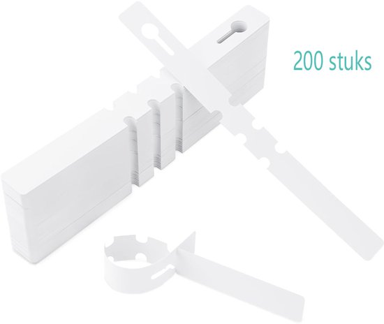 100 stuks plantenetiketten - plastic boomlabels
