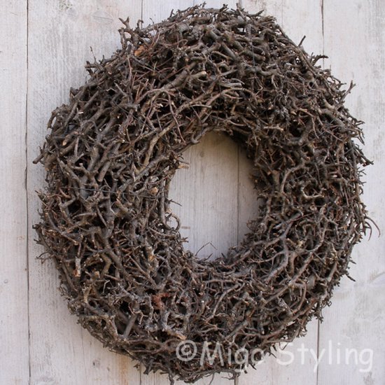 MigoStyling - Bonsai Krans - Naturel - Landelijk - Dia 60 cm - Sfeervol