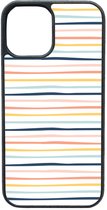 Telefoonhoesje - GEKLEURDE STREPEN - Iphone 14