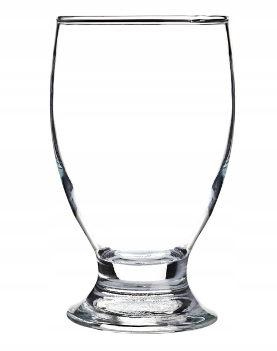 Glas op steel, transparant, 300 ml