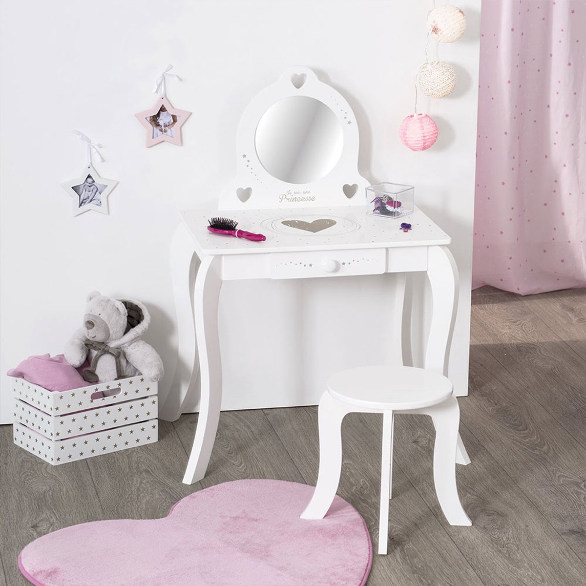 Kaptafel Voor Kinderen Princesse — afbeelding 5