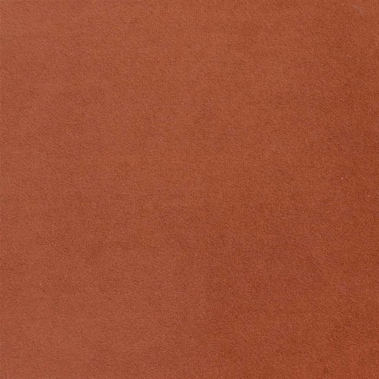 Pouf en velours Ø 37 cm Autun Oranje