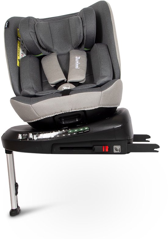Baninni Autostoel 360° i-Size 40-150cm - 36kg Tullio Grijs van Baninni — afbeelding 3