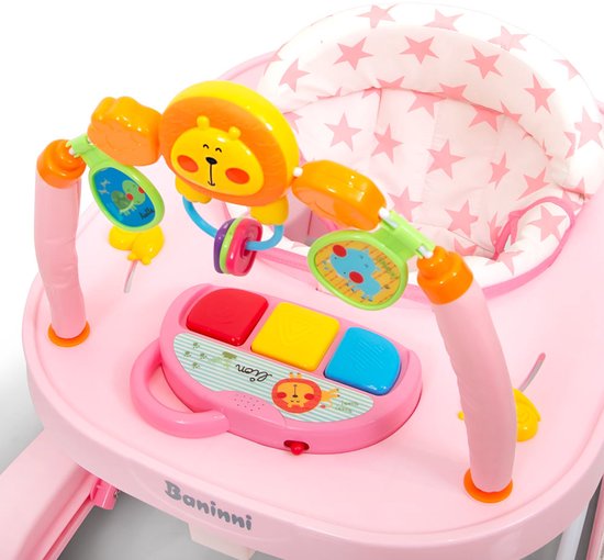 Baninni Loopstoel Totti 2-in-1 Roze van Baninni — afbeelding 5