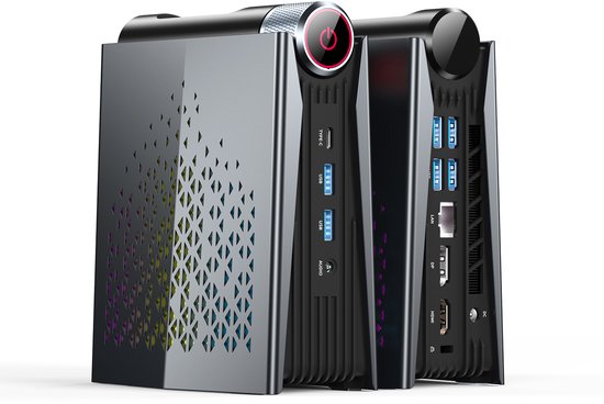 ACEMAGIC S3A Mini Gaming PC – AMD Ryzen 7 5700U, 16GB DDR4, 512GB SSD, Win11 Pro