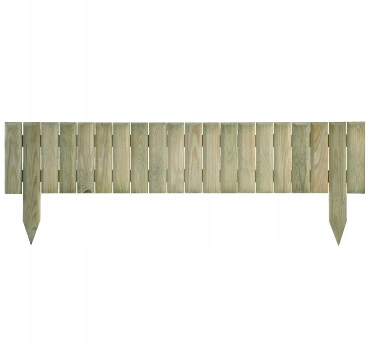 Sobex Fiołek Serie - Houten Gazonrand - 90 cm - Natuurlijke Kleur - Druk Geïmpregneerd