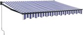vidaXL-Luifel-uittrekbaar-3x2,5-m-stof-en-aluminium-blauw-en-wit