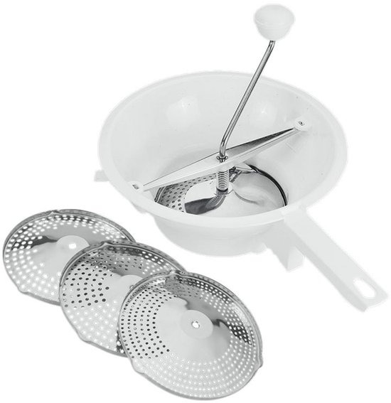 Foto: Metaltex passeerzeef groentezeef 24 cm 3 bladen inbegrepen handig in gebruik