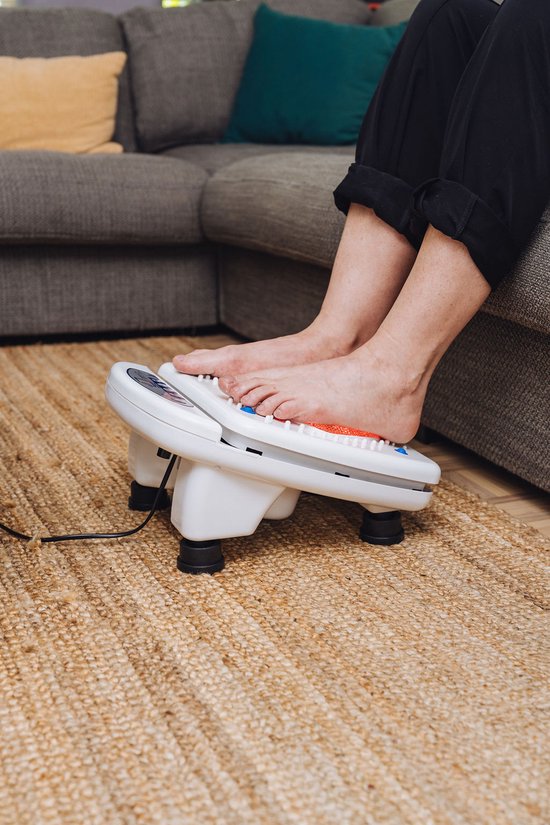 AANBIEDING Blije VoetenVoetmassage Apparaat NR1.- met beencrème- Verbetert de bloedcirculatie - Voetmassage - Infrarood - Stimuleert de bloedsomloop - Onrustige benen - Koude voeten - Neuropathie - Rugklachten - Koude handen - Krampen - Restless Legs
