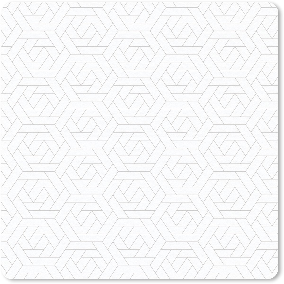 Muismat 20x20 cm - Mousepad Grafisch - Patroon - Modern - Tegels - Muismatten