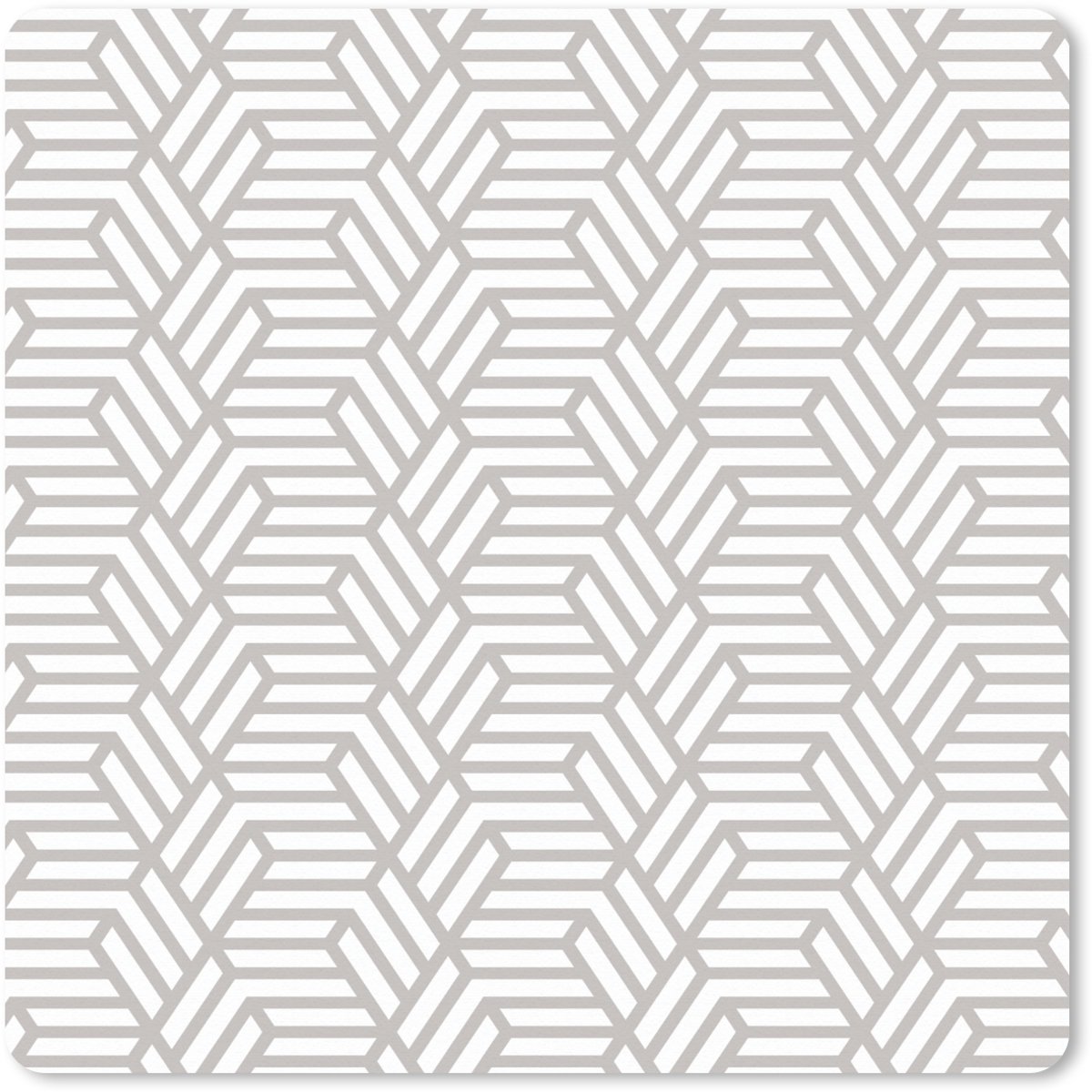 Muismat XXL 80x80 cm - Bureau onderlegger - Bureau mat Grafisch - Patroon - Modern - Opvallend - Bureaumat - Gaming mousepad xl - Bureaulegger groot - Computer deskmat