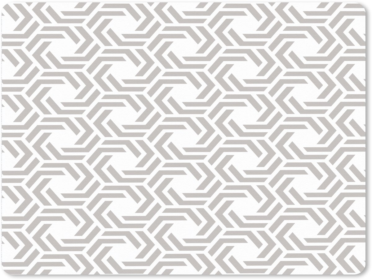 Muismat XXL 80x60 cm - Bureau onderlegger - Bureau mat Grafisch - Patroon - Modern - Bureaumat - Gaming mousepad xl - Bureaulegger groot - Computer deskmat