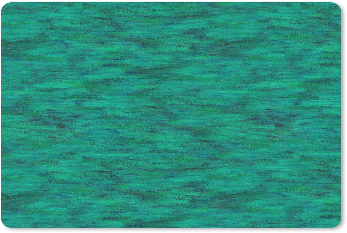 Muismat 27x18 cm - Mousepad Vloeiend - Olie - Texturen - Groen - Muismatten