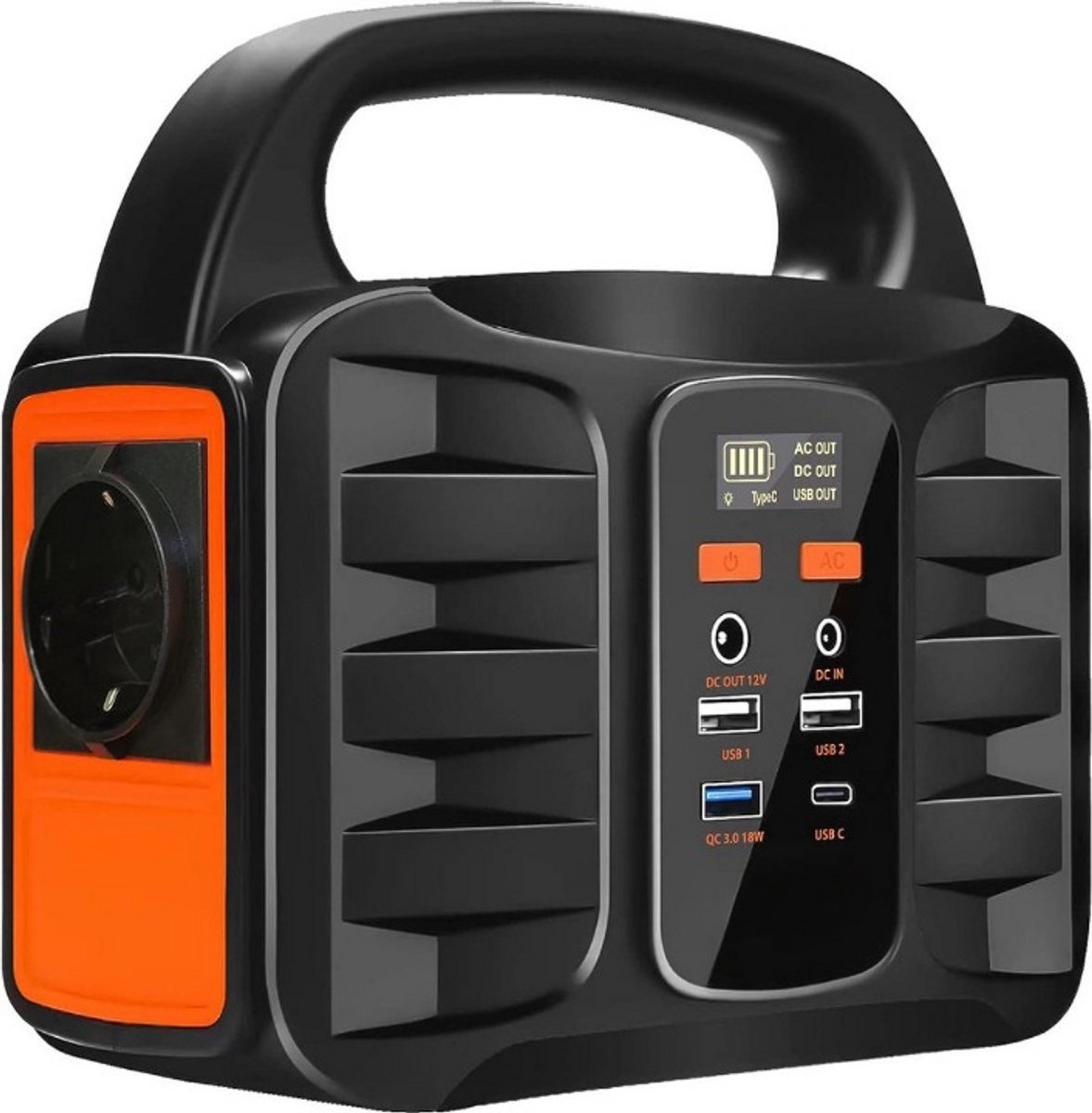 WNHB® Draagbare powerstation generator - solar generator op zonne energie - compacte accu voor buiten en noodstroom