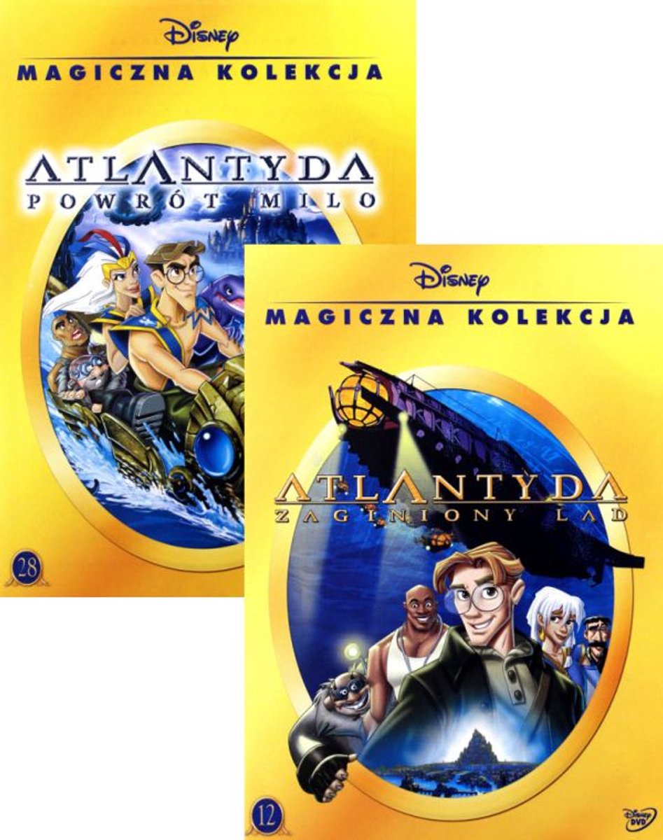 Atlantyda: Powrót Milo / Zaginiony Ląd Pakiet (Magiczna Kolekcja) (Disney) [2DVD]