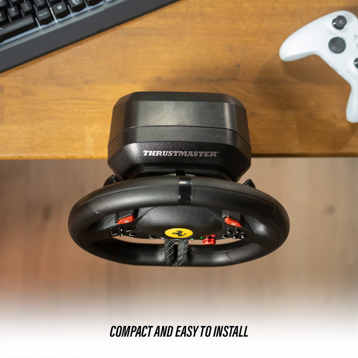 Thrustmaster T98 Ferrari 296 GTS - Racestuur met pedalen voor Xbox Series en PC - geschikt voor Forza Horizon 6 — cadeau in Games, Films & Muziek - foto 3
