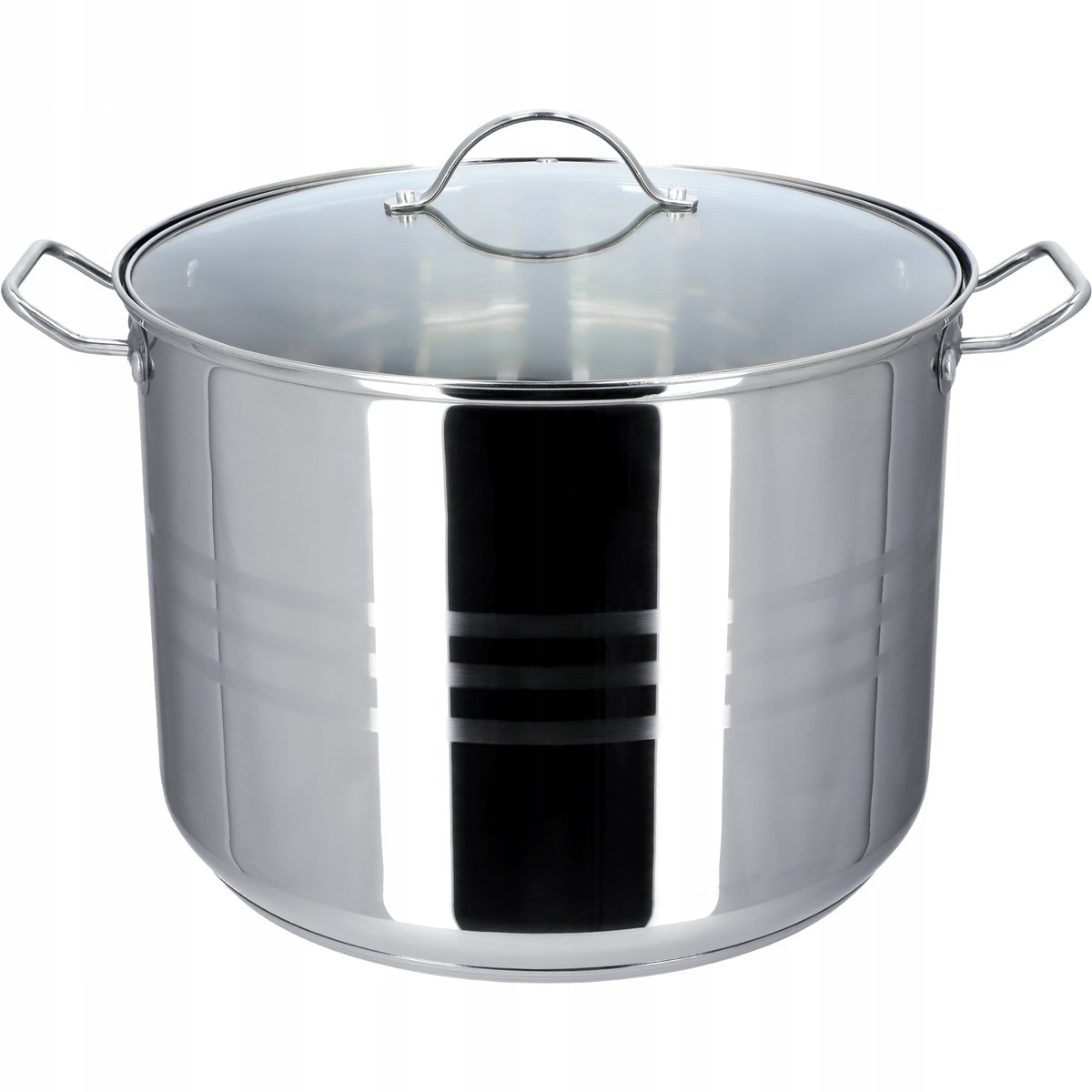 KADAX Practico – Hoge kookpan met deksel – 34 cm – 21 L – Roestvrij staal