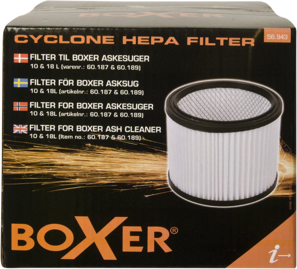 Boxer® HEPA Filter voor Aszuiger 10 en 18 Lite