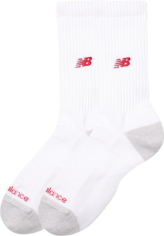 New Balance ACTIVE PREMIUM CREW SOCK 2 PACK Unisex Sportsokken - WHITE
