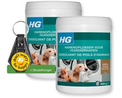HG harenoplosser voor huisdierharen - 2 Stuks - Inclusief sleutelhanger