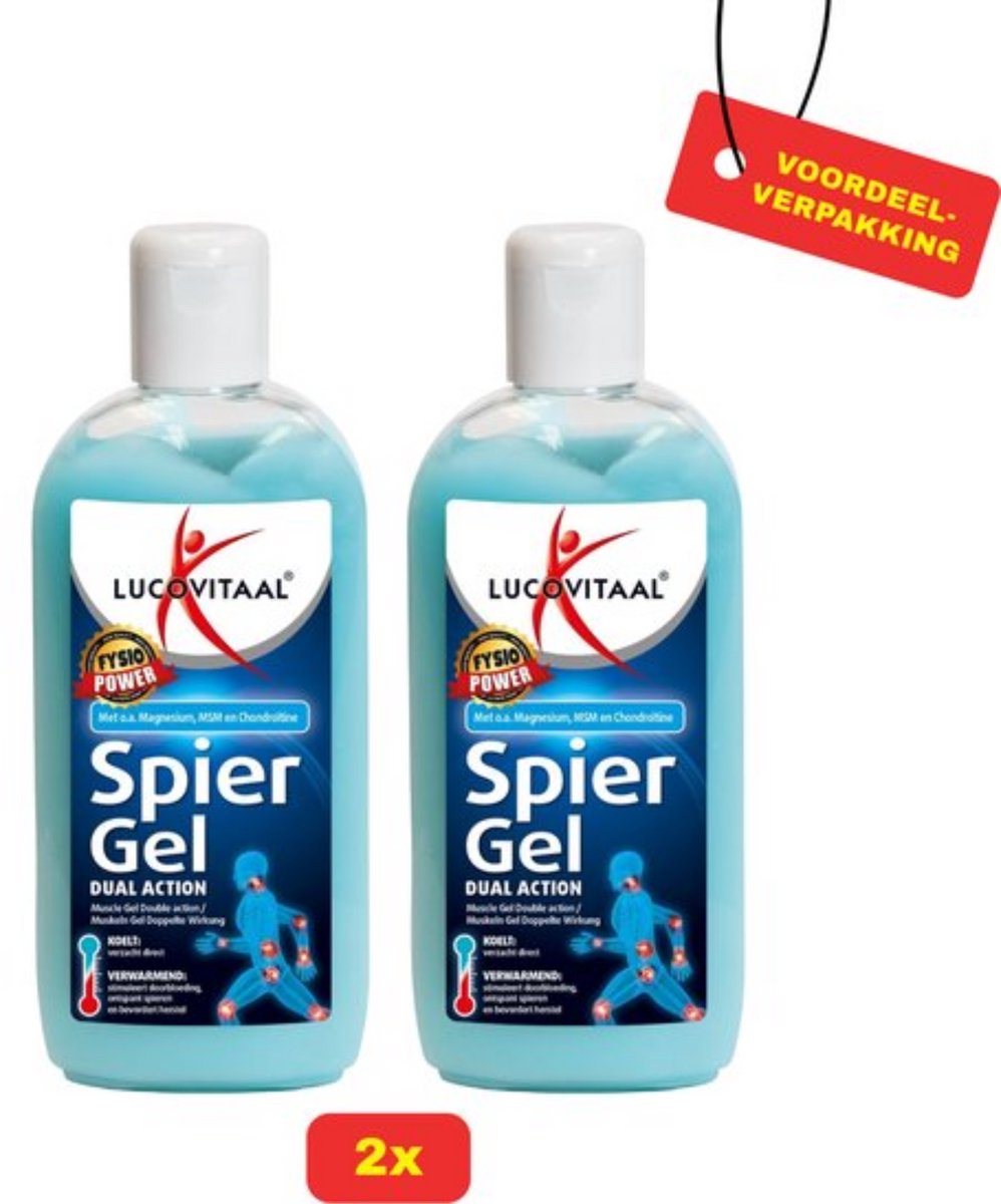 Lucovitaal - Spiergel - Spierbalsem - 2x250 mililiter voordeelverpakking