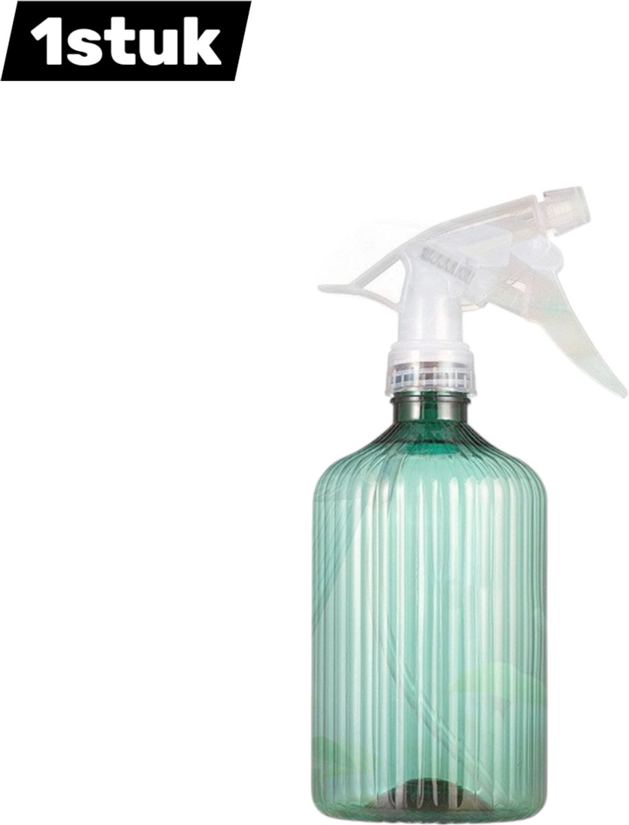 1stuk - Plantenspuit - Drukspuit voor bloemen, tuinen en desinfectie - Handmatige tuinverstuiver met fijne nevel - Navulbare container - PET - Groen