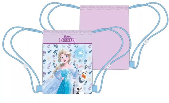 Disney Frozen Sparkle sporttas, sporttas 40 cm, Frzoen rugzak, Sport tas frozen, Frozen, Gymtas , Frozen tas