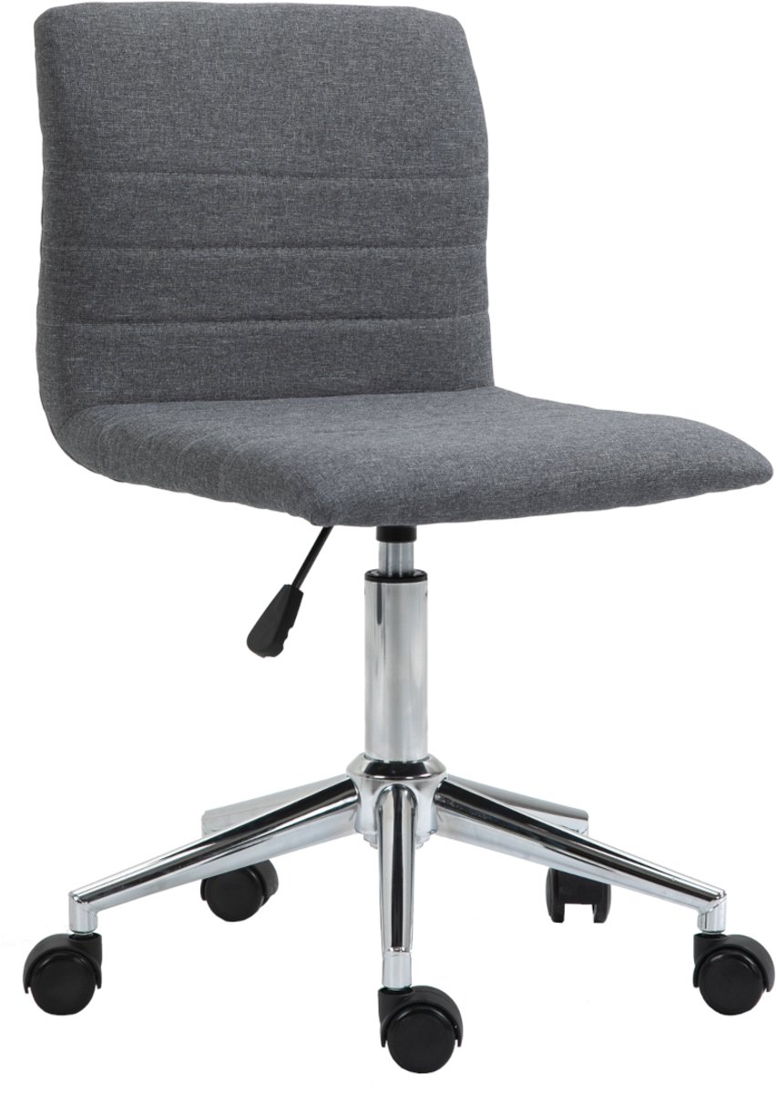 SVITA LINUS bureaustoel voor kinderen - draaistoel, stoffen bekleding, grijs - SVITA - €42,99