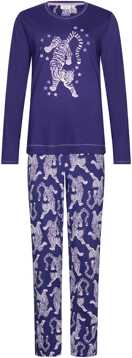 Rebelle Tiger Star - Pyjama - Bio Katoen - Paars